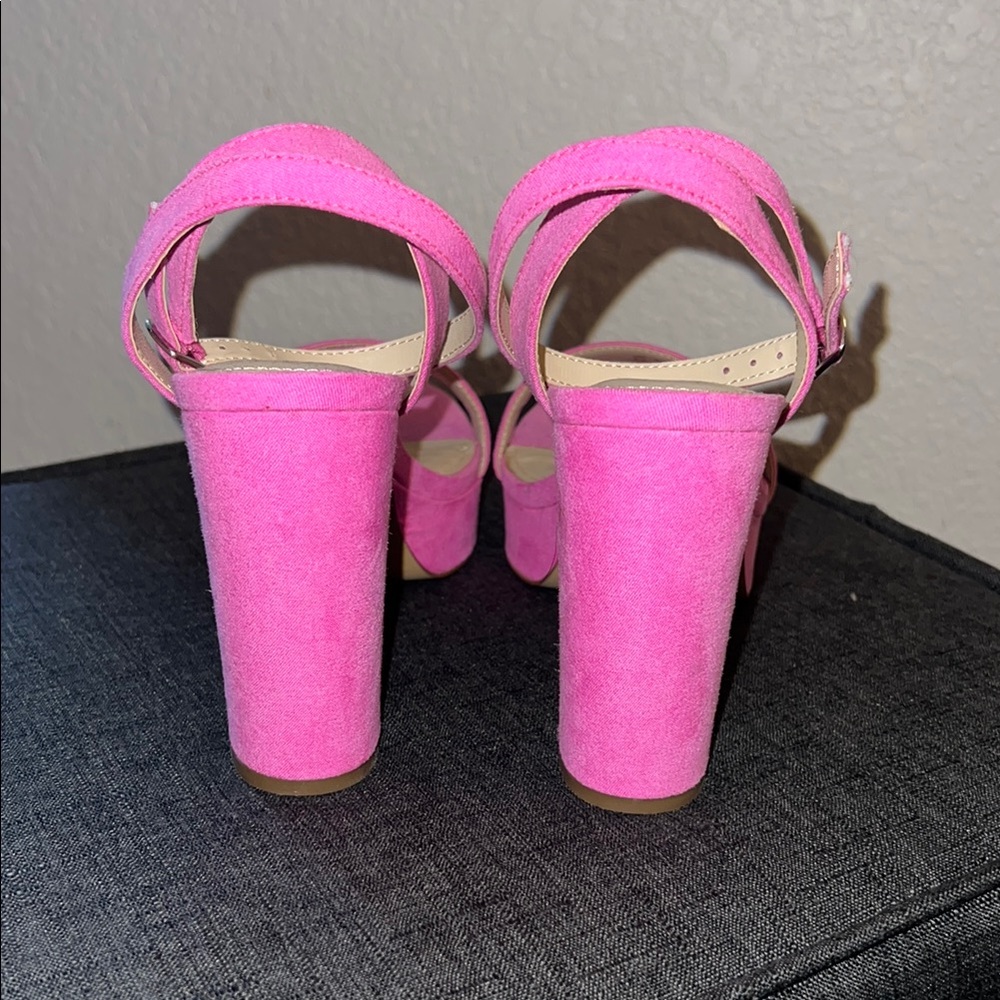 Pink Platform Heels - Picture 3 of 4